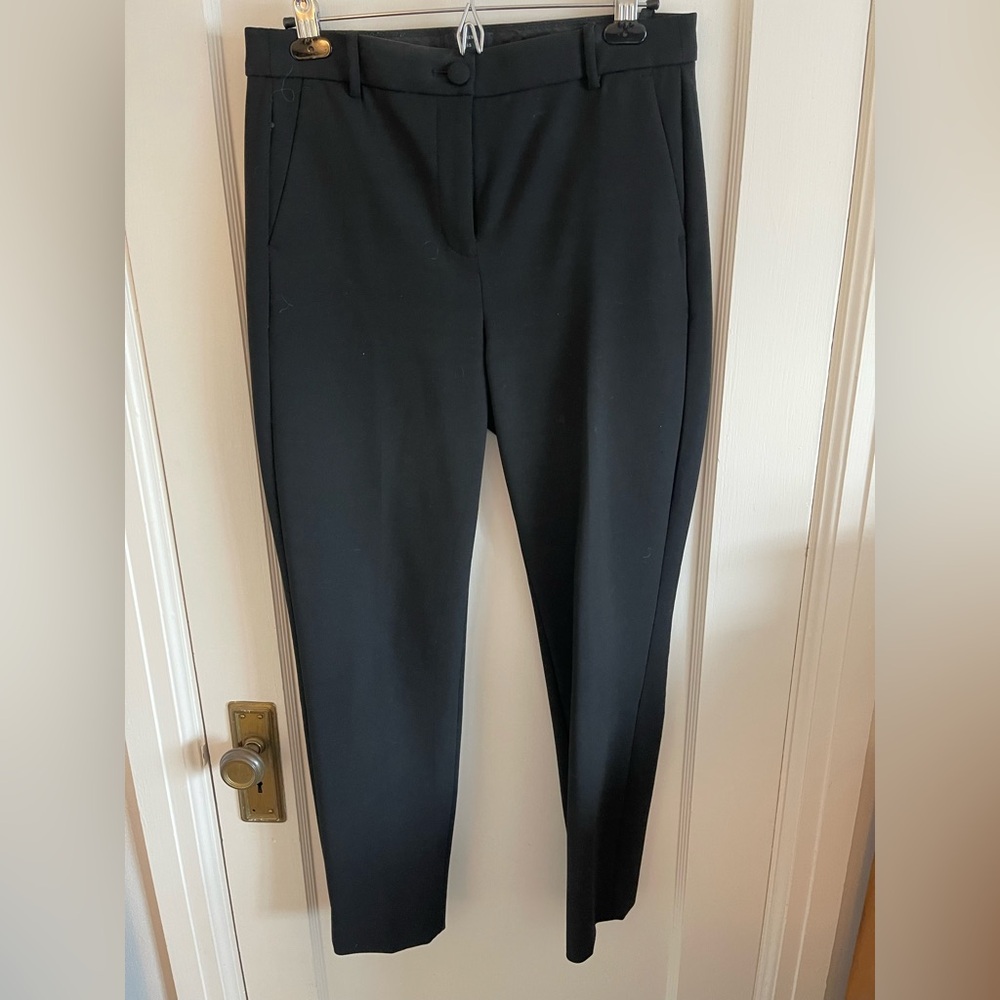 J. Crew High-Rise Cameron Black Pants